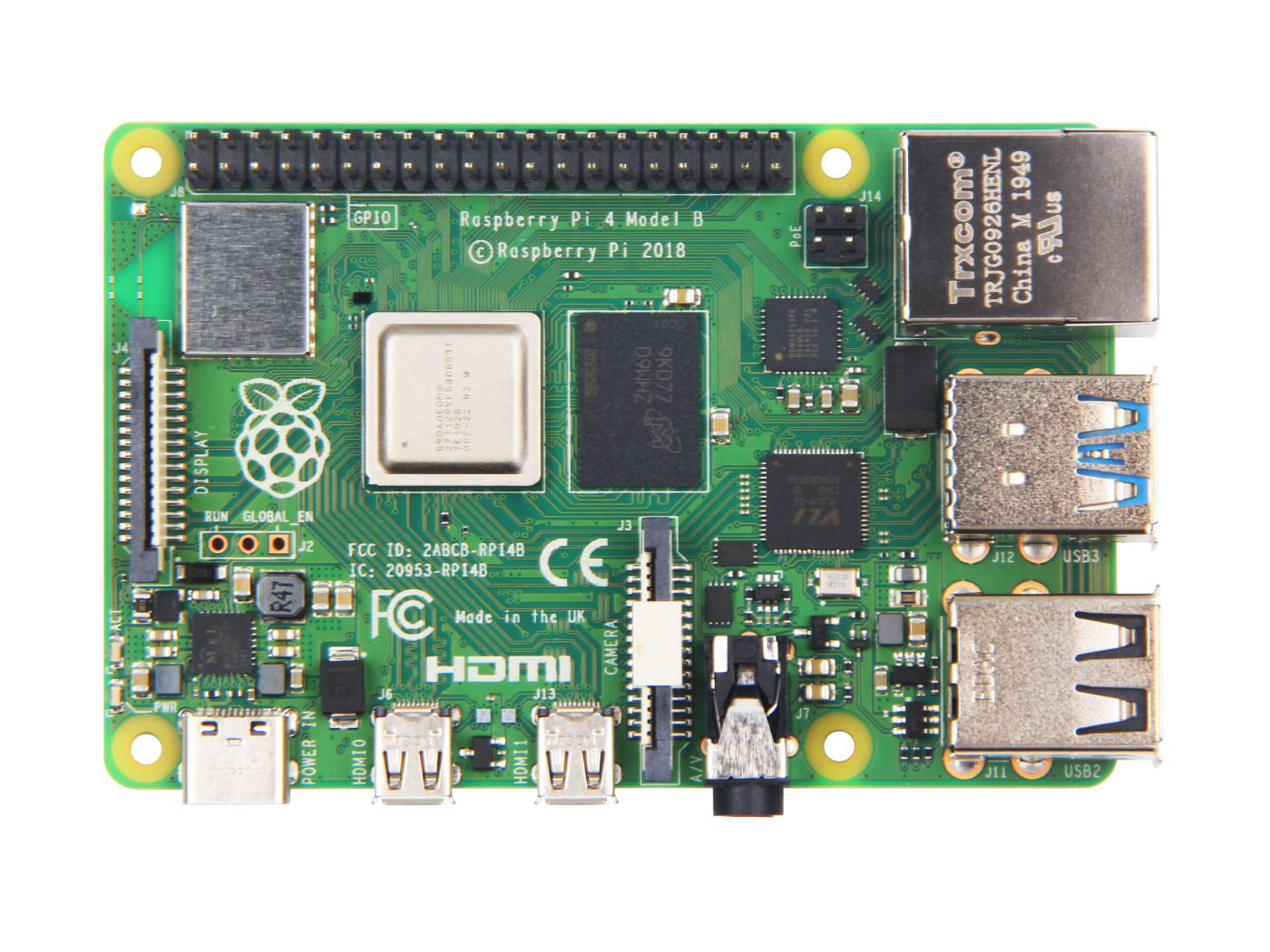 Raspberry Pi 4 Computer Model B 2gb V1 2
