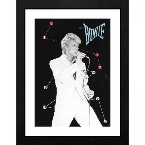 Framed Poster David Bowie : Lets Dance