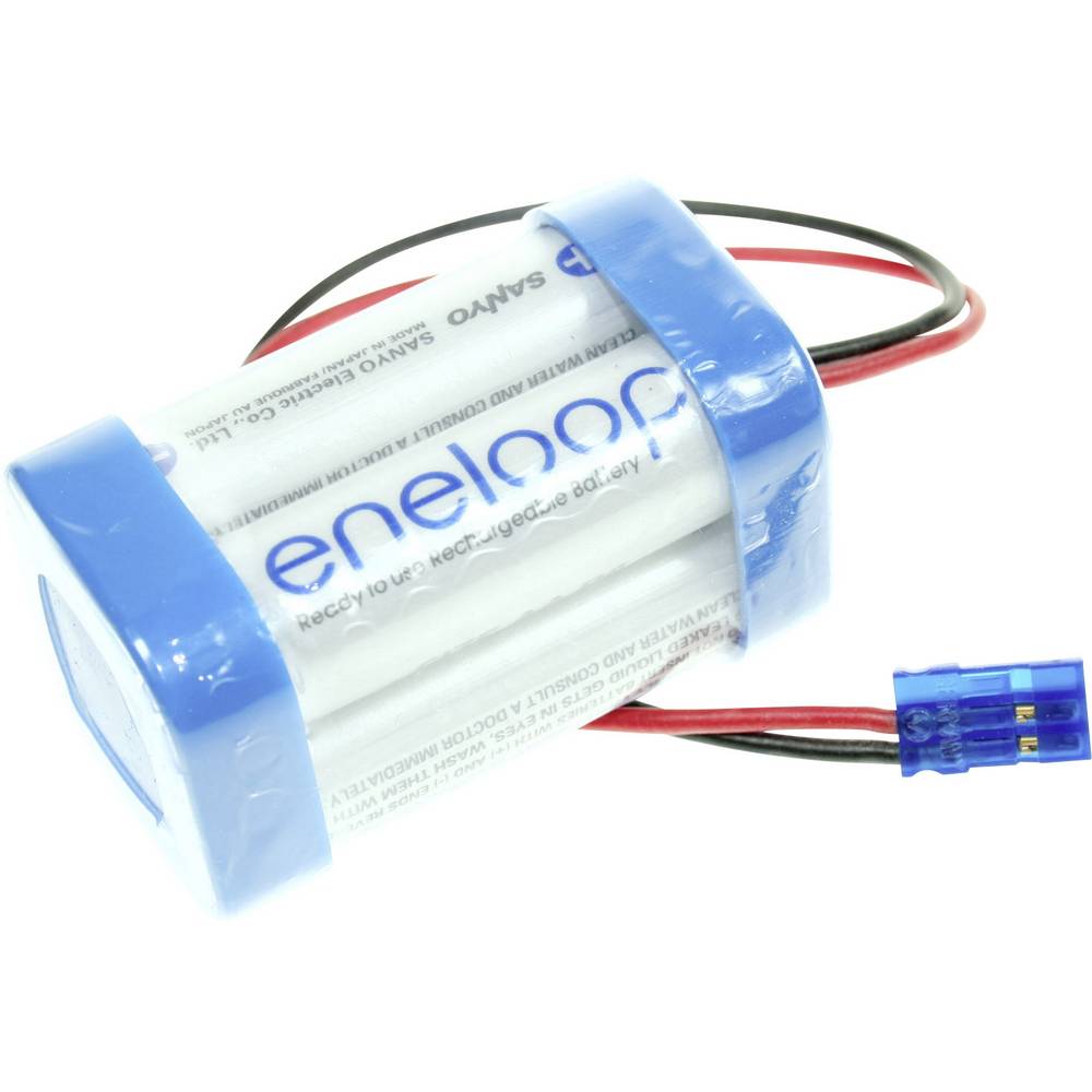 Batteria RX per riceventi 2000mAh NiMh 4,8V a cubo spina JR