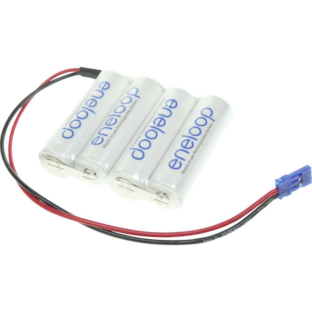 Batteria RX per riceventi 2000mAh NiMh 4,8V in linea spina JR