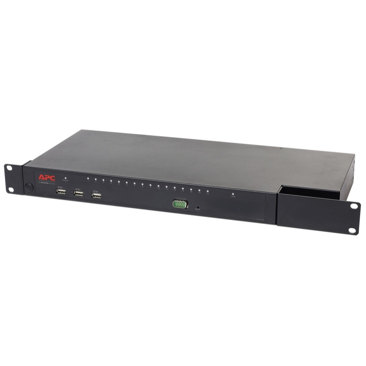 APC KVM 2G, Digitale/IP, 1 Utente Remoto/1 Utente Locale, 16 Porte con Media Virtuali - FIPS 140-2