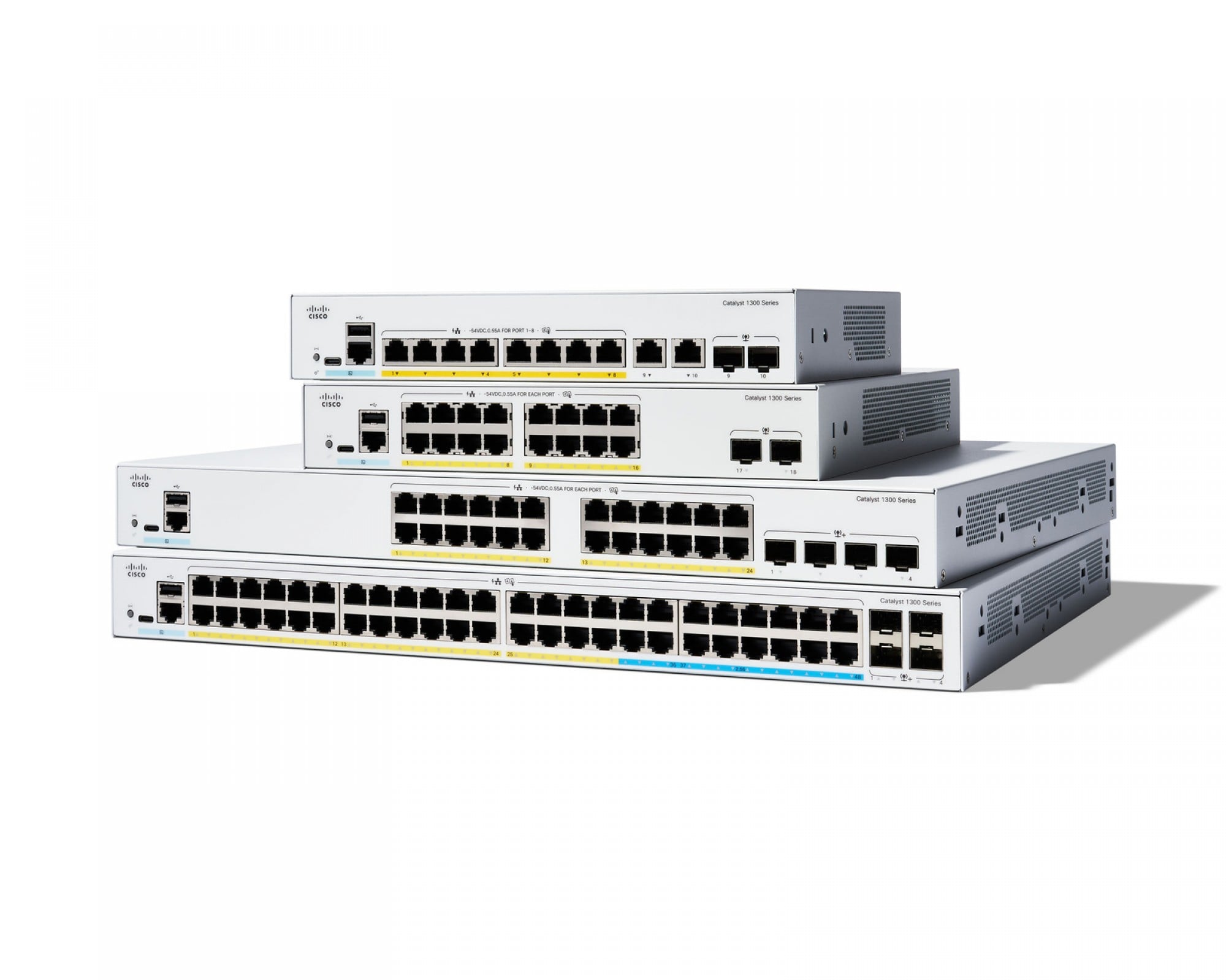 Cisco Catalyst C1300X-24MU-4X switch di rete Gestito L3 10G Ethernet (100/1000/10000) Supporto Power over Ethernet (PoE) Grigio