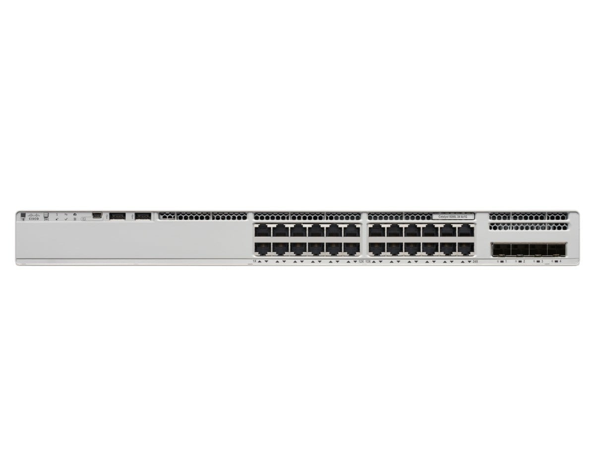 Cisco C9200-24PB-A switch di rete Gestito L3 Gigabit Ethernet (10/100/1000) Supporto Power over Ethernet (PoE) Grigio