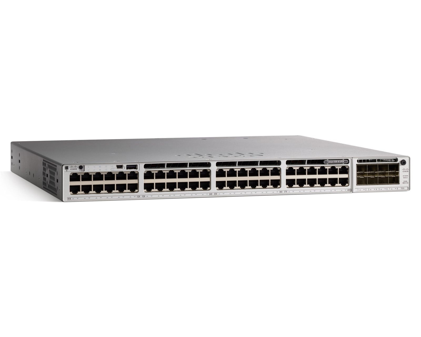 Cisco C9300-48UB-A Switch 48x 1G RJ45 UPOE 822W 802.3bt Network Advantage