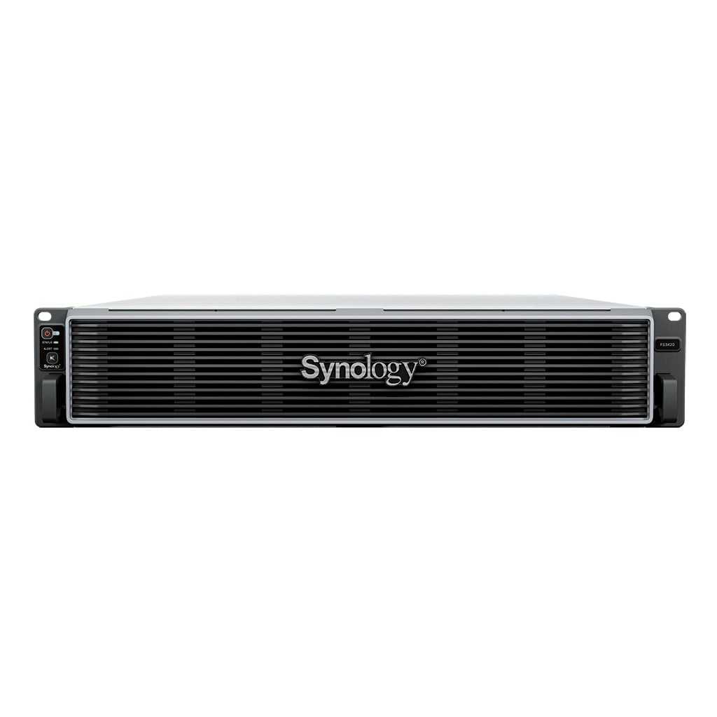 Synology FlashStation FS3420 server NAS e di archiviazione Server di archiviazione Armadio (2U) Intel� Xeon� D D-1739 32 GB DDR4 0 TB DSM Nero