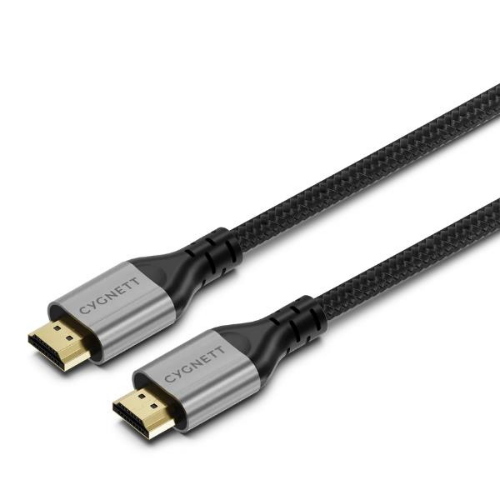 CYGNETT CAVO INTRECCIATO HDMI 8K MASCHIO MASCHIO 5 MT NERO