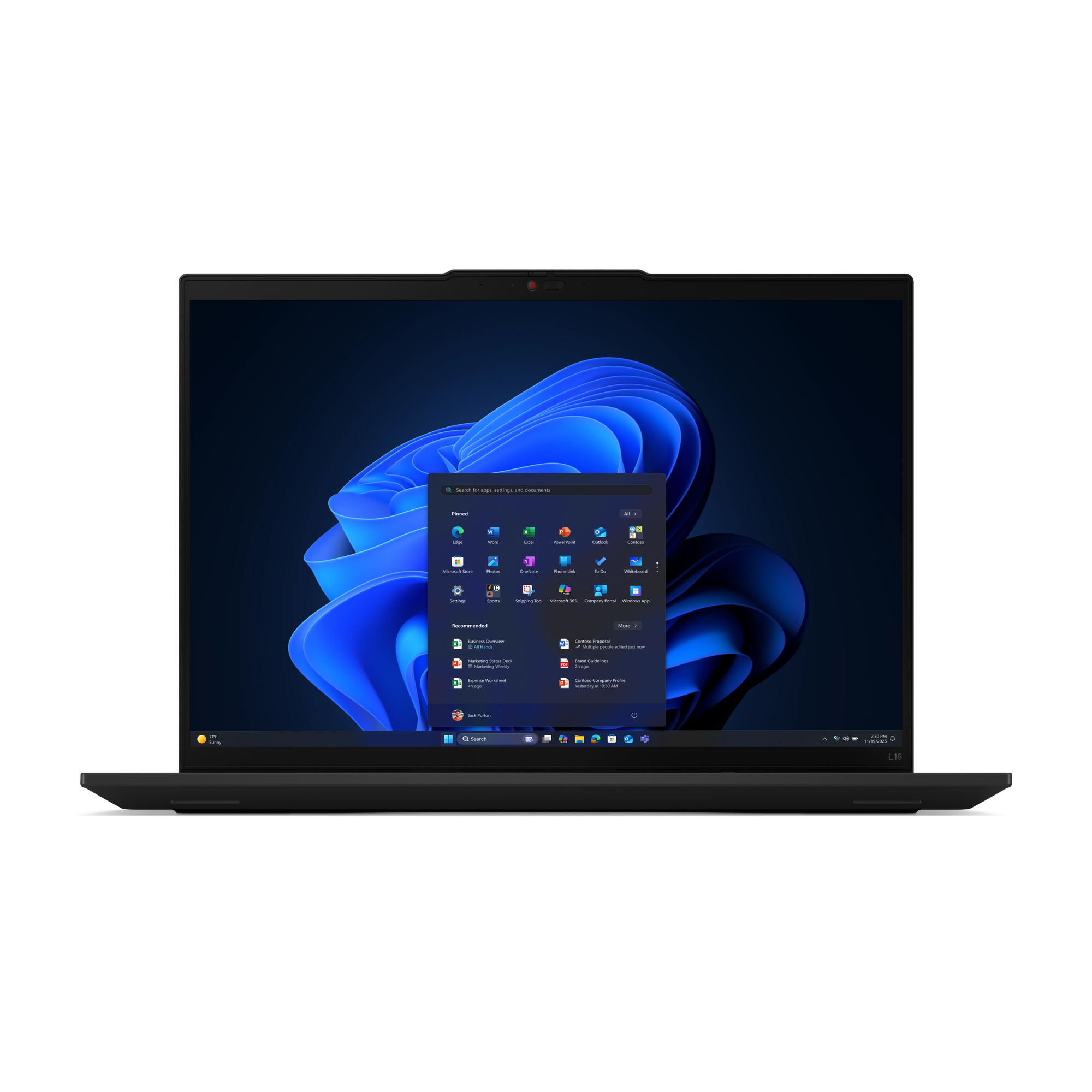 NB 16 U7 225U 16GB 512SSD W11P LENOVO THINKPAD L16