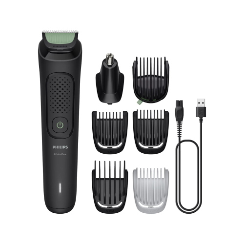 PHILIPS MULTIGROOM MG3935/15 RIFINITORE ALL IN ONE 7 IN 1 BARBA CAPELLI E NASO CON ACCESSORI