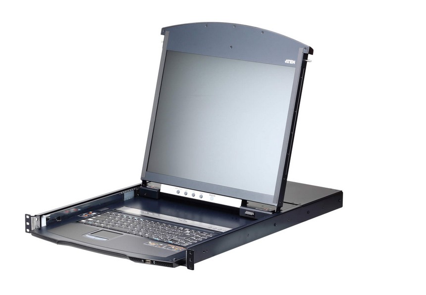Aten KL1108VN-AXA-FG 8-Port Cat 5 Doppio Rail 19" LCD KVM s