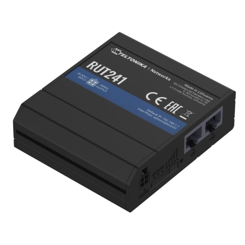 TELTONIKA RUT241 ROUTER 4G LTE Cat4 DUAL SIM/eSIM WI-FI 2xRJ45 1