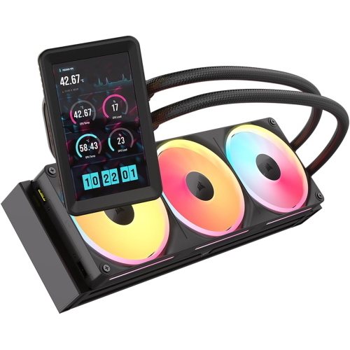 CORSAIR iCUE LINK TITAN II 360 ULTRA LX LCD RAFFREDDATORE A LIQU