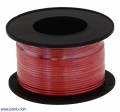 Stranded Wire: Red, 30 AWG, 100 Feet